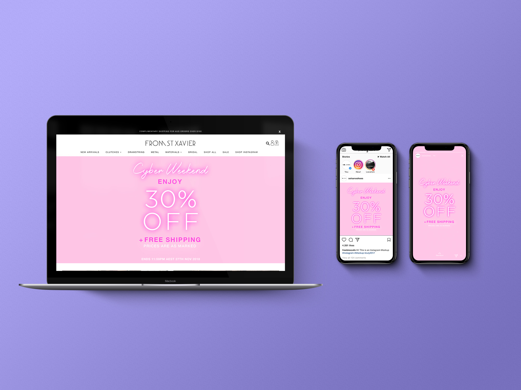 From St Xavier Black Friday campaign design